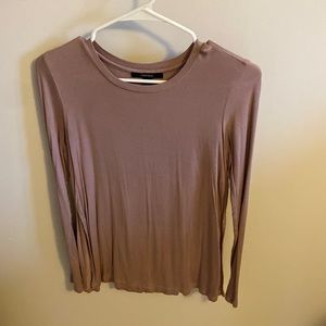 F21 Mauve Long Sleeve with accent slit on sides!